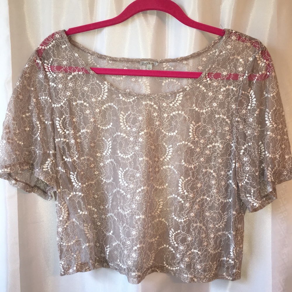 Lace coverup